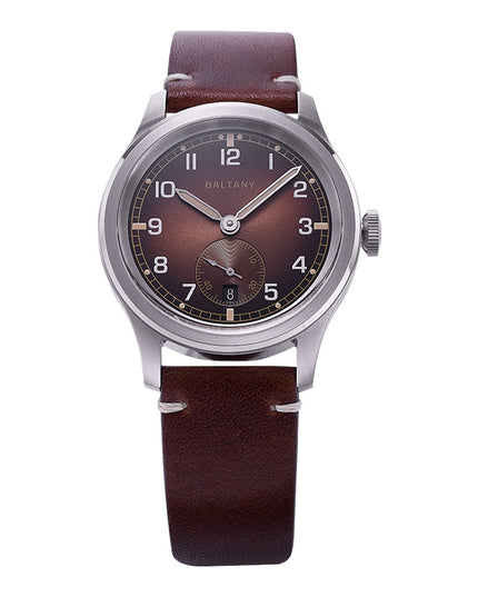 Baltany Retro 39mm Dirty Dozen Date Field Watch S2081