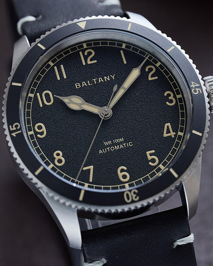 Baltany Khaki Aviation Military Watch Homage S2076