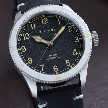 Baltany Khaki Aviation Military Watch Homage S2076