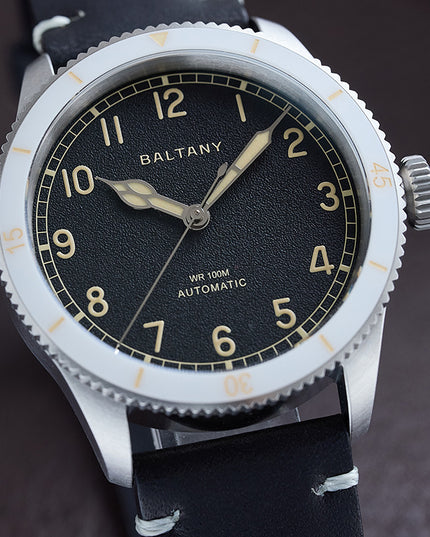 Baltany Khaki Aviation Military Watch Homage S2076