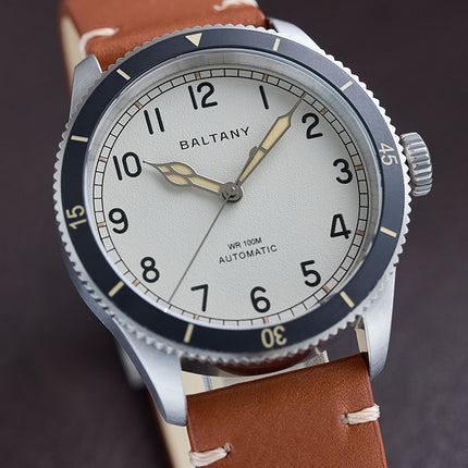 Baltany Khaki Aviation Military Watch Homage S2076