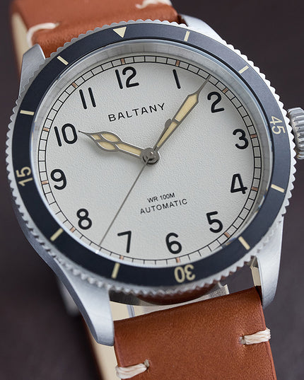 Baltany Khaki Aviation Military Watch Homage S2076