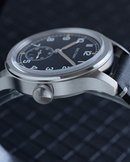 Baltany Retro 39mm Dirty Dozen Date Field Watch S2081