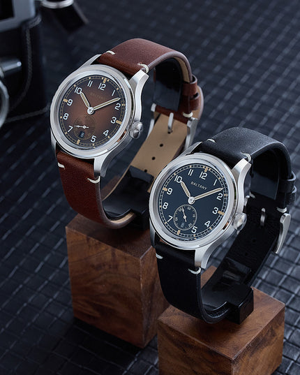 Baltany Retro 39mm Dirty Dozen Date Field Watch S2081