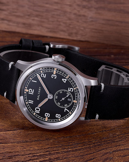 Baltany Retro 39mm Dirty Dozen Date Field Watch S2081