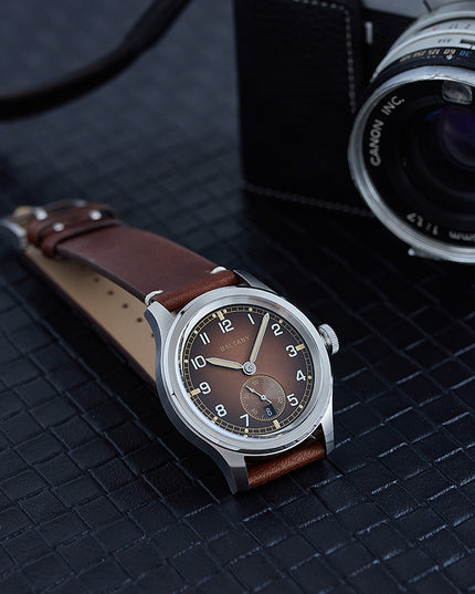 Baltany Retro 39mm Dirty Dozen Date Field Watch S2081