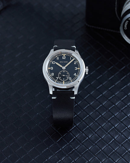 Baltany Retro 39mm Dirty Dozen Date Field Watch S2081