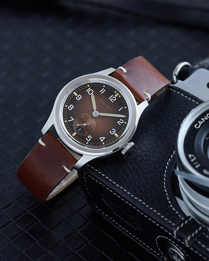 Baltany Retro 39mm Dirty Dozen Date Field Watch S2081